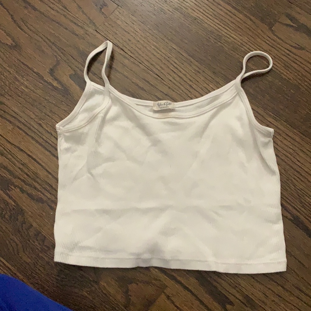 brandy melville john galt white top